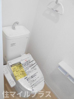 【トイレ】 | 郡山市安積町笹川新築一戸建て9棟 | 落ち着いたトイレです