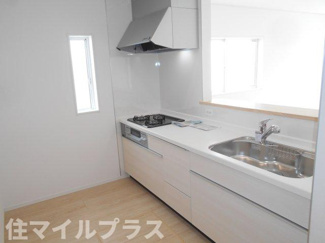 【キッチン】 | 郡山市安積町笹川新築一戸建て9棟 | キッチンでお料理をお楽しみください