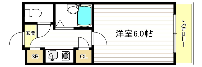 シャルマンフジ住吉壱番館の間取り