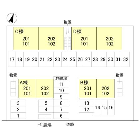 Belle Lead アルカディアAの区画図