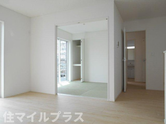 【居間・リビング】 | 郡山市安積町笹川新築一戸建て9棟 | おしゃれなリビングです