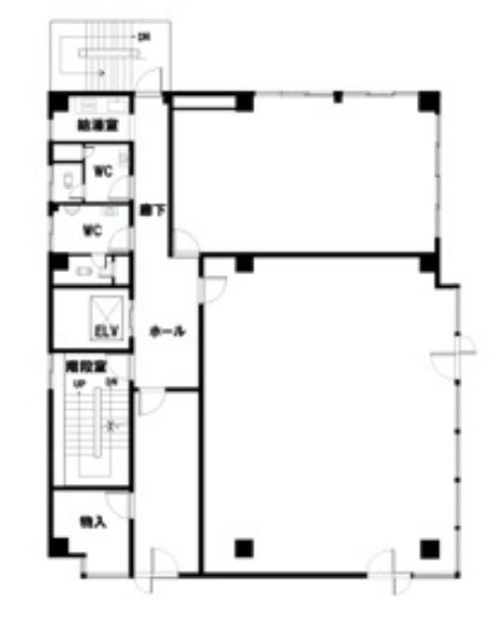 栗東市手原２丁目の店舗事務所の間取り