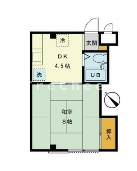 【間取り】 | グリーンハイム小池