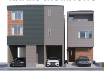 【名古屋市北区生駒町1丁目34−1新築戸建1号棟】仲介手数料無料！大杉小学校・八王子中学校の画像