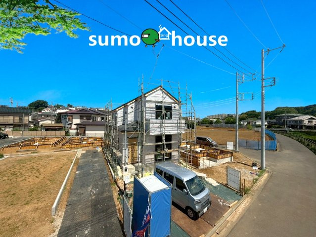 横浜市泉区新橋町6期　9号棟の前面道路含む現地写真|前面道路含む現地写真です