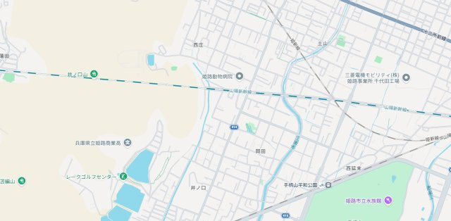 姫路市西庄　第3期　新築一戸建ての地図