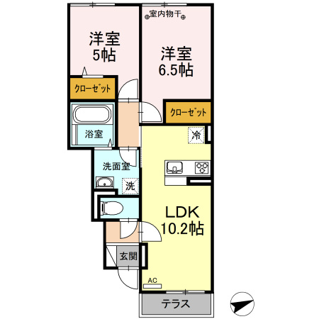 GRANDAYの間取り