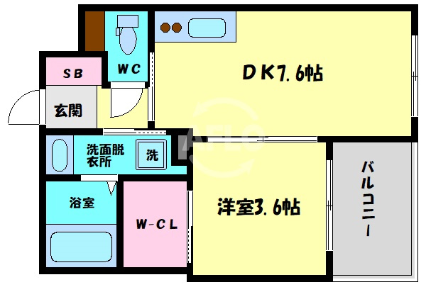 アリス・マナーガーデン谷町の間取り|アリス・マナーガーデン谷町　間取り