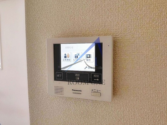 グランデールのセキュリティ|モニター付きインターホンです。