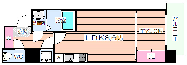【間取り】 | セレニテ新大阪
