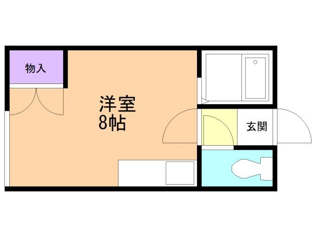 ハッピーハイツ2の間取り