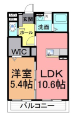 ソレイユ51の間取り