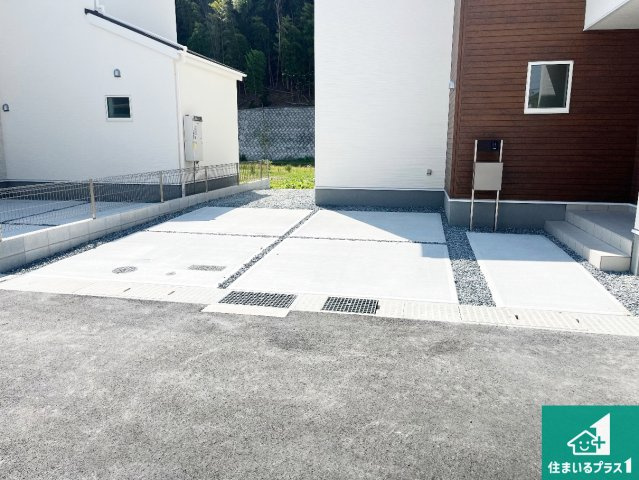 姫路市西庄　第3期　新築一戸建ての駐車場|駐車スペース！散水栓があるので、こまめに愛車を洗えます！