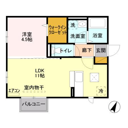 アソシアードの間取り