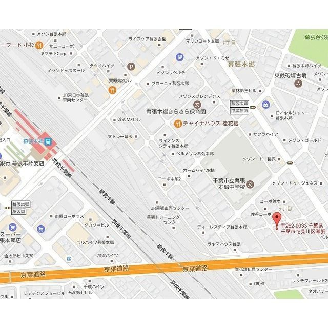 アンプルール　フェール　本郷の地図