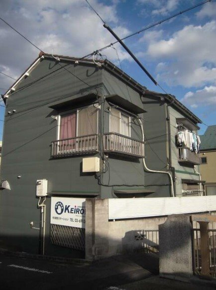 城山荘のバルコニー