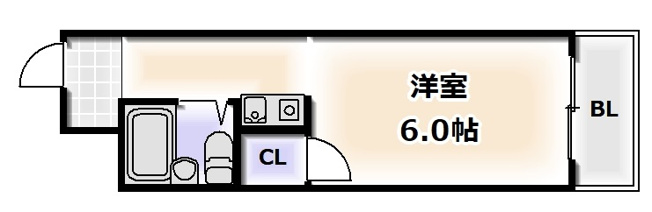 【間取り】 | ラパンジール恵美須4