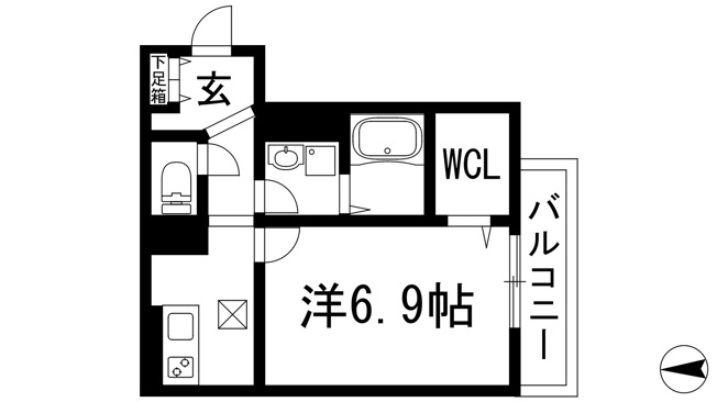 【間取り】 | コートドール逆瀬川