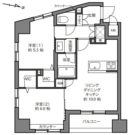 【間取り】 | プレサンス本駒込アカデミア