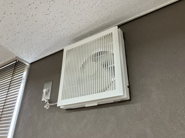 NYビルのバルコニー