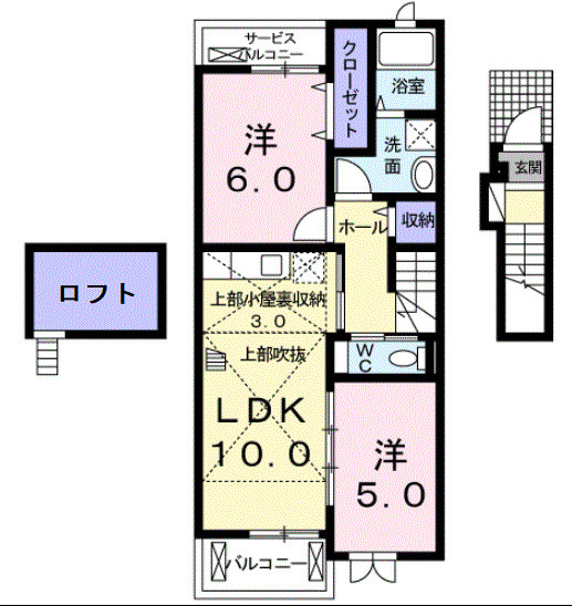 パーク　サイド　エイシュウの間取り