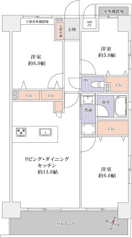 ライオンズマンション船堀親水公園　3階　角　部屋　リ　ノベーション