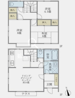 【間取り】 | 貫井陽光テラス