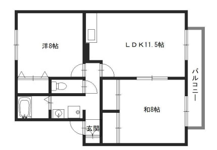 メゾンプランタニエールの間取り