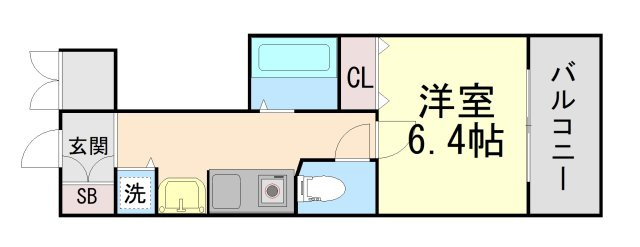 ロイヤルヒル神戸三ノ宮Ⅱの間取り