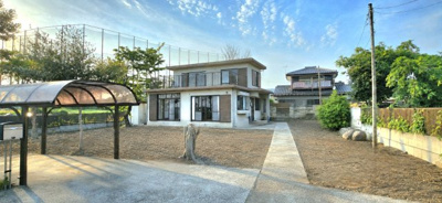 【外観】 | 【事業用・法人・個人事業主様へ　敷地1200坪以上】前橋市粕川町深津　事業用ヤード付き　3LDK