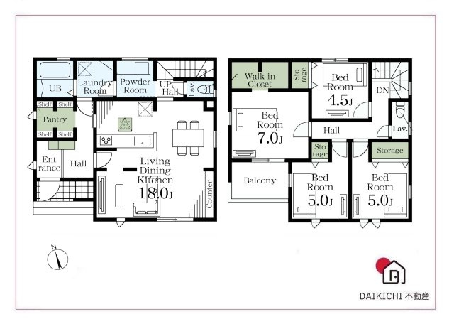【間取り】 | 熊谷市別府第5   LiveleGarden.s　新築戸建　全1棟　1号棟
