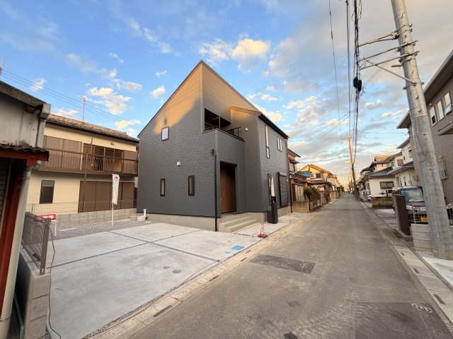 【前面道路含む現地写真】 | 熊谷市別府第5   LiveleGarden.s　新築戸建　全1棟　1号棟