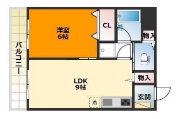 ファースト小阪の間取り