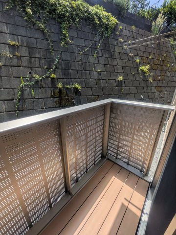 グリーンハイツのバルコニー