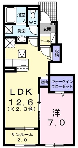 あきる野市小川のアパート