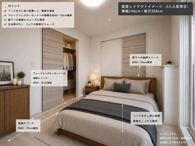 トリシア千躰の寝室