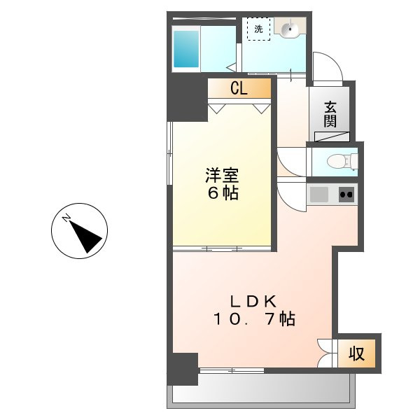 ヒルズ新栄の間取り