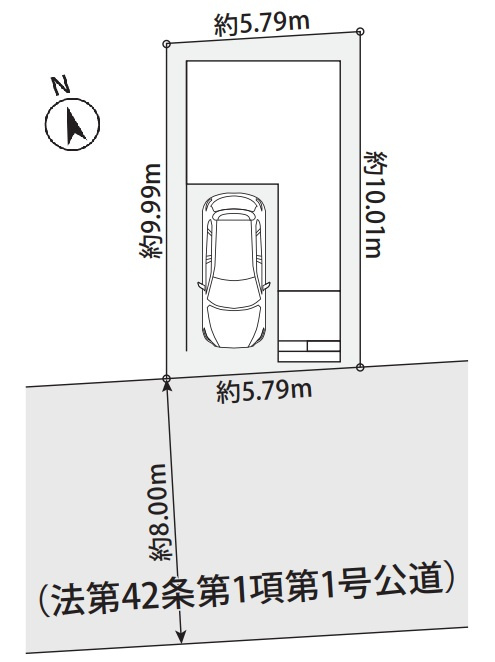 川崎市川崎区藤崎1丁目2期　の区画図