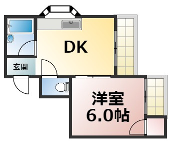 【間取り】 | ウエンズ緑橋　仲介手数料無料