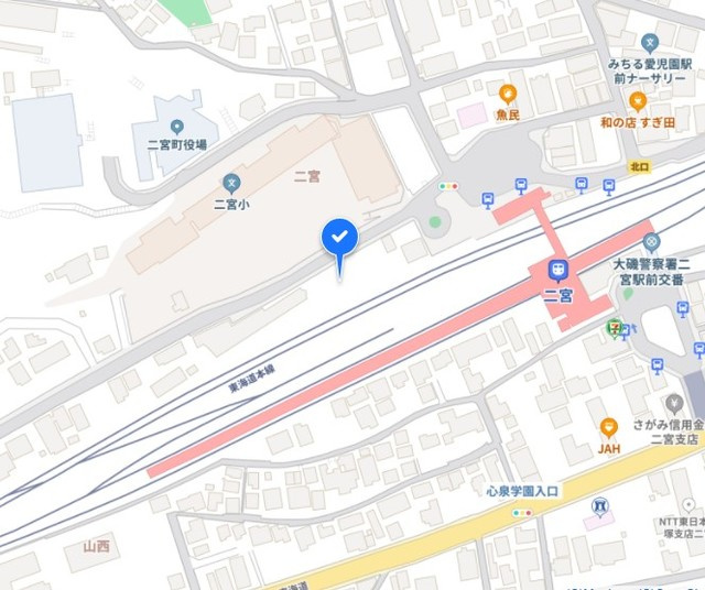 プルミエール湘南二宮Ⅰの地図