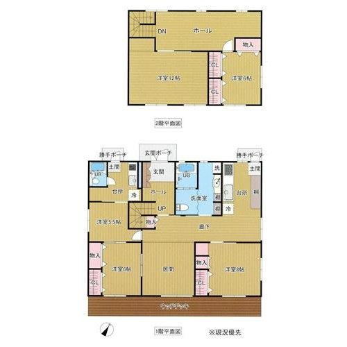 杵築市熊野の間取り