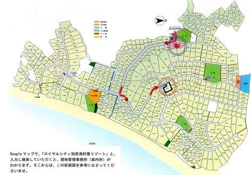 杵築市熊野の区画図