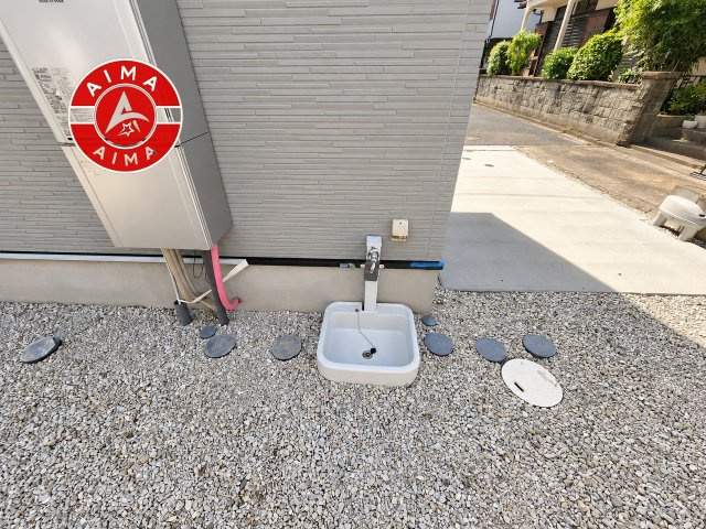 大野城市上大利4丁目第3-1棟（1号棟）の外観|お庭で自由な時間を過ごせます。