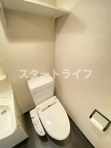 大阪市淀川区東三国４丁目の賃貸マンションのトイレ