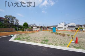 【外観】 | 【仲介手数料無料！！】府中市四谷3丁目　建築条件付き売地（全8区画）8区画　4140万円 | 8区画　南西角地　令和8年8月2日撮影
