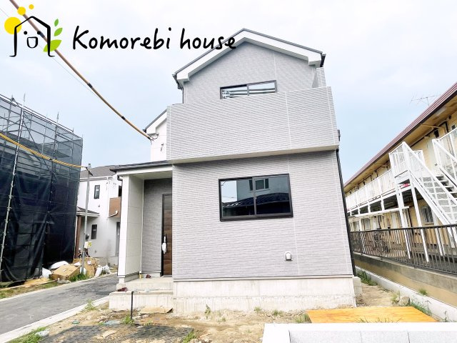 蓮田市黒浜2343番　新築一戸建て　ハートフルタウン　Dの外観|おしゃれな外観です
