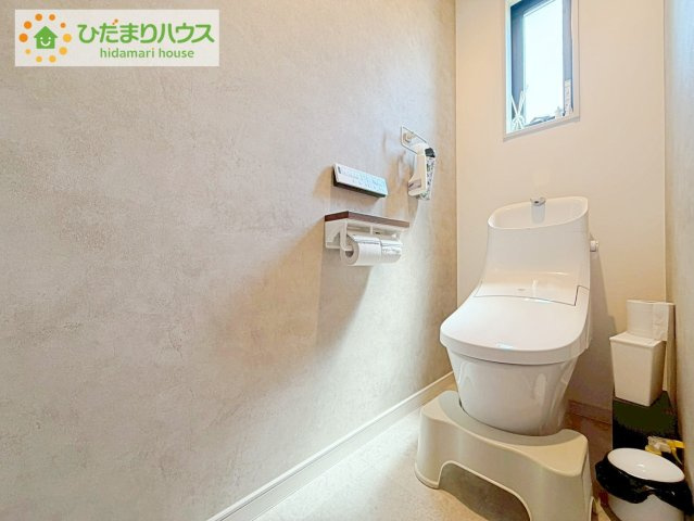 日立市東滑川町２丁目　中古戸建のトイレ|トイレは1F、2F共に完備！取り合いになることがありませんね(^^)/
