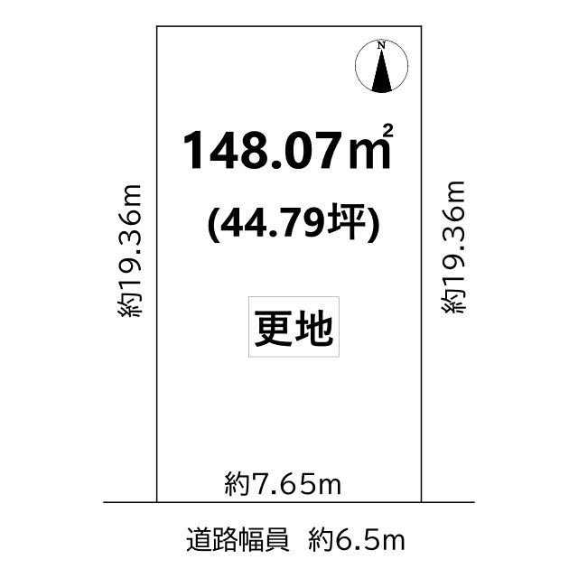 下鴨北園町 土地の土地図