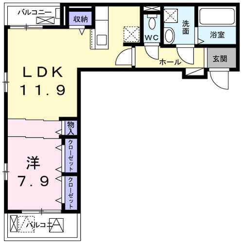 グランドールの間取り