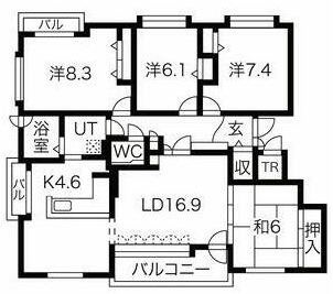 【間取り】 | エクセルシオール山の手